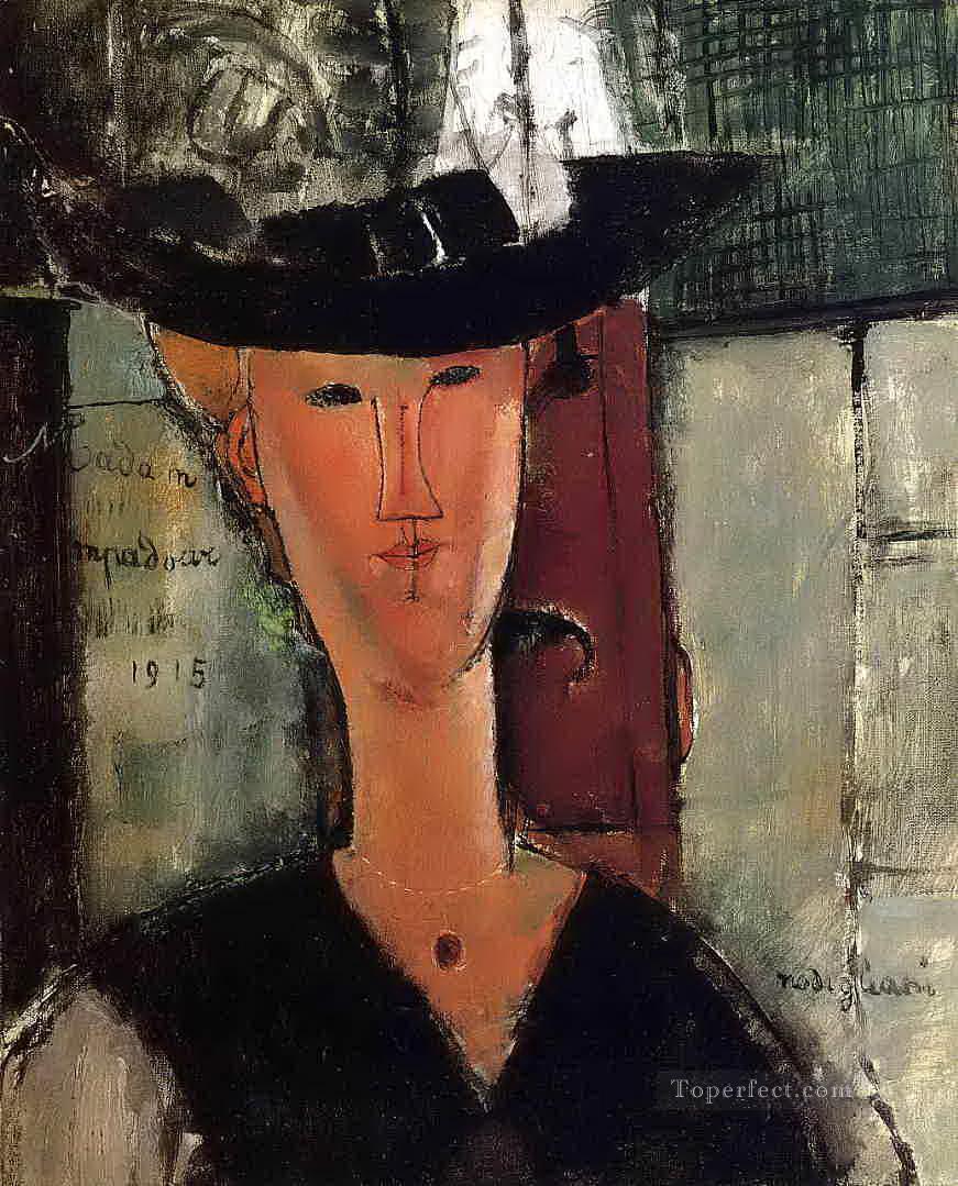 señora copete 1915 Amedeo Modigliani Pintura al óleo